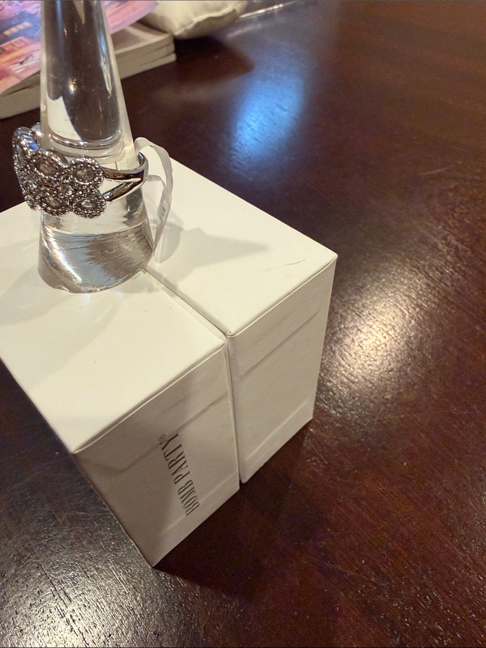 Cz on Rhodium - Picture 3 of 4